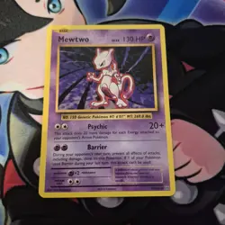 Pokemon TCG Mewtwo 51/108 Evolutions 2016 Non Holo Rare - NM - Image 1