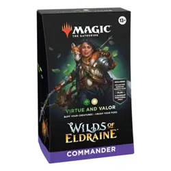 Wilds of Eldraine Magic the Gathering MTG - Virtue and Valor Commander Deck - Image 1