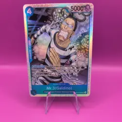 Mr.3(Galdino) (056) OP16-056 The Time of Battle Super Rare Foil SR - Image 1