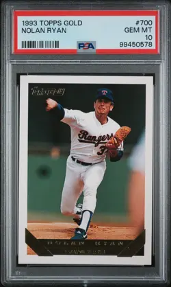 1993 TOPPS GOLD #700 NOLAN RYAN PSA 10 - Image 1