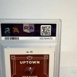 2025 PANINI DONRUSS OPTIC UPTOWN #15 MIKE EVANS PSA 9 - Image 4