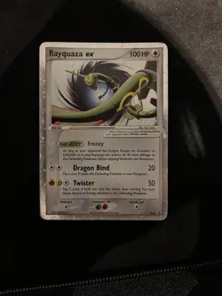 Nintendo 2006 Rayquaza ex 039/101 EX Dragon Frontiers Holo Rare 100 HP - Image 1