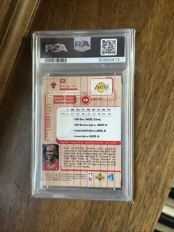 1998 Upper Deck Michael Jordan Living Legend #147 Michael Jordan PSA 7 - Image 2