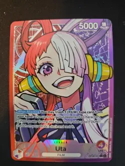 One Piece Card Game Uta OP06-001 Alternate Art Leader English Edition - Image 1