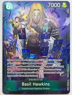 Basil Hawkins (Parallel) SR OP07-029 - 500 Years in the Future - One Piece TCG - Image 1