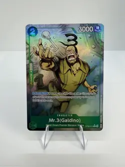 One Piece Starter Deck 30 Mr.3 (Galdino) ST30-014 Alternate Art ENGLISH- NM/Mint - Image 1