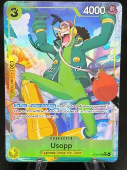 Usopp (Full Art) ST29-002 NM One Piece CCG ST-29 - Image 1