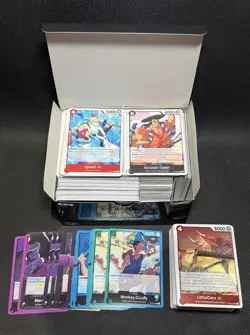 One Piece English OP16 Time Of Battle Bulk Lot W/Holo’s/Leaders - 500 Cards - Image 1