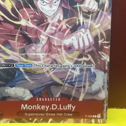 Monkey.D.Luffy • P-006 Tournament Pack Promo One Piece TCG NM - Image 4