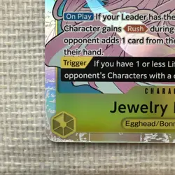 Jewelry Bonney (108) OP13-108 Super Rare Carrying On His Will One Piece Foil NM - Image 2
