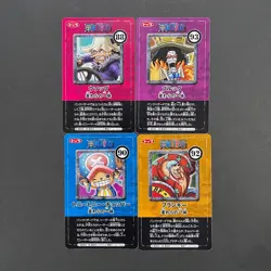 S1883 Usopp Brook Chopper Franky Japanese One Piece Vintage Top Seika Cards - Image 2