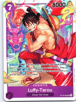 Luffy-Tarou ST18-005 Starter Deck 18: PURPLE Monkey.D.Luffy One Piece Foil NM - Image 1