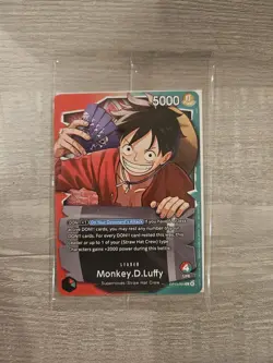 One Piece TCG English Ichiban Kuji Monkey D. Luffy Promo (OP13-001) NEW SEALED - Image 1