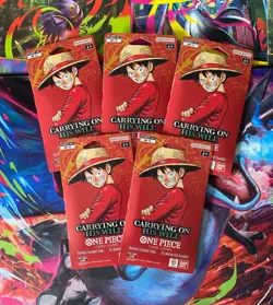 🔥One-Piece OP13 Sleeved Booster Packs X5🔥SEALED !!🔥 - Image 1