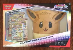 Pokemon TCG Scarlet & Violet Prismatic Evolutions Accessory Pouch Brand New - Image 1