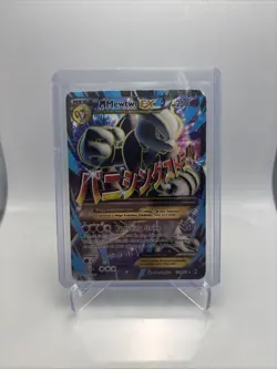 Pokemon Mega-Mewtwo-EX TCG Full Art Holo Card Breakthrough 159/162 Ultra Rare - Image 1