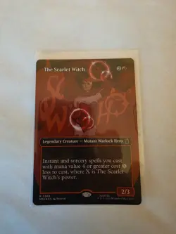 The Scarlet Witch Borderless FOIL MTG MSH Nm/M - Image 1