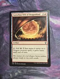 Carnelian Orb of Dragonkind Commander Legends: Battle for Baldur's Gate Regular - Image 1