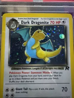 2000 POKEMON ROCKET 5 DARK DRAGONITE-HOLO - PSA 6 - Image 1