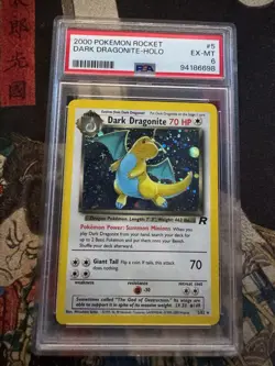 2000 POKEMON ROCKET 5 DARK DRAGONITE-HOLO - PSA 6 - Image 2