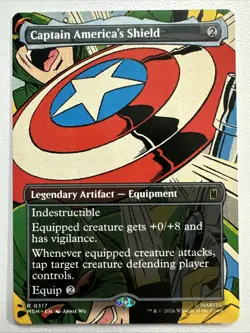 Captain America's Shield (Borderless) (0317) Marvel Super Heroes Regular - Image 1