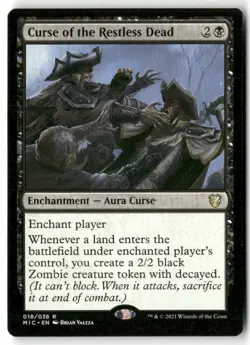 Commander: Innistrad: Midnight Hunt #18 Curse of the Restless Dead - Image 1