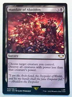 Mandate of Abaddon Universes Beyond: Warhammer 40000 Regular - Image 1