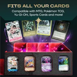 BRAND NEW 4-Row Mtg Trading Card Storage Box Kit Display Windows 3000+ Cards! - Image 2