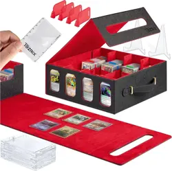 BRAND NEW 4-Row Mtg Trading Card Storage Box Kit Display Windows 3000+ Cards! - Image 4