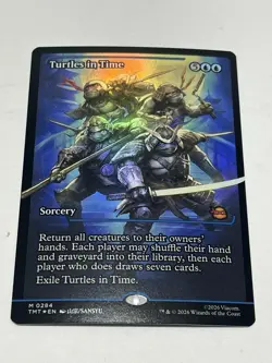 Turtles in Time [Showcase Foil] #284 Magic Teenage Mutant Ninja Turtles - Image 1