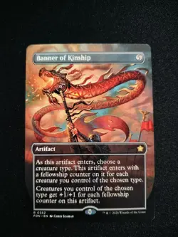 MTG Banner of Kinship Borderless 0352 Foundations FDN NM - Image 1
