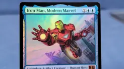 Iron Man, Modern Marvel Foil, Magic the Gathering: Marvel Super Heroes Commander - Image 2