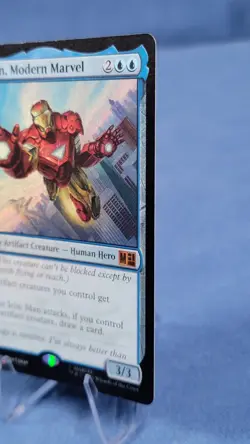 Iron Man, Modern Marvel Foil, Magic the Gathering: Marvel Super Heroes Commander - Image 4
