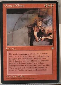 Mtg GAME OF CHAOS LP Ice Age -Argo- - Image 1
