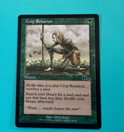 Crop Rotation - Urza's Legacy - MTG - Magic the Gathering - Image 1