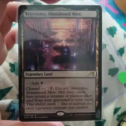MTG Magic the Gathering Takenuma Abandoned Mire Kamigawa Neon Dynasty (#278) NM - Image 1