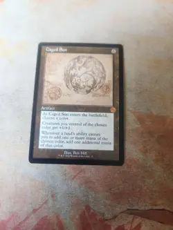 Caged Sun Schematic Art The Brother's War Retro Artifacts MTG NM - Image 1