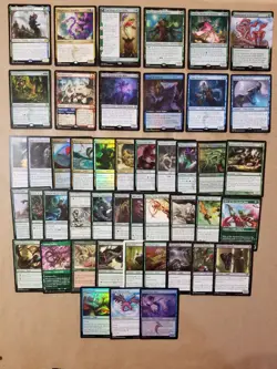 MTG EDH Commander Deck Tribal Lot of 46 Snake Cards w/ 12 Rares (LP to MINT) - Image 1