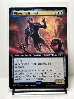 Ultron, Unlimited (Non-foil)[Ext. Art] Commander: Marvel Super Heroes 0422 R MTG - Image 1