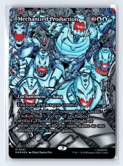 MTG Mechanized Production (Borderless Foil) #57 Marvel Universe Eternal-Legal - Image 1