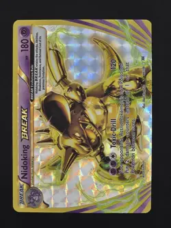 Nidoking BREAK 46/108 Rare BREAK Pokemon TCG XY - Evolutions NM - Image 1
