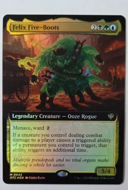 Felix Five-Boots (Extended Art) Commander: Outlaws of Thunder Junction Foil - Image 1