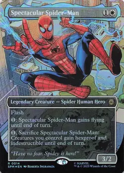 Spectacular Spider-Man (Borderless) Marvel's Spider-Man Foil - Image 1