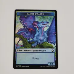 MTG Faerie Dragon Token Treasure Token Foil Magic The Gathering Card NM+ AFR - Image 1