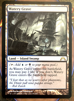 MTG Watery Grave - Guilds of Ravnica #249 LP Rare Magic: The Gathering - Image 1