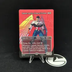 Captain America, Wings of Freedom (Borderless) | MSH #353 | NM Regular | MTG - Image 1
