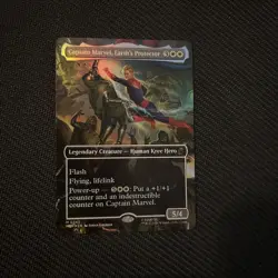 Captain Marvel, Earth's Protector (Borderless) (0342) Marvel Super Heroes Foil - Image 1