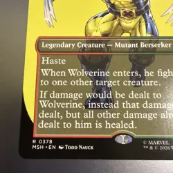 Wolverine, Fierce Fighter (Borderless) Marvel Super Heroes Regular - Image 5