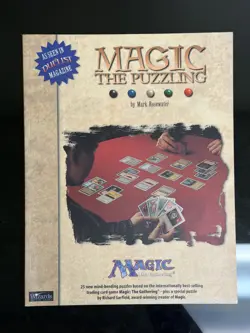 Magic The Gathering The Puzzling Book Magazine WOTC Mark Rosewater 1st Edition - Image 1