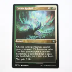 MTG Multicoloured - Cosmic Rebirth (Etched FOIL) - 128 March of the Machines - Image 1
